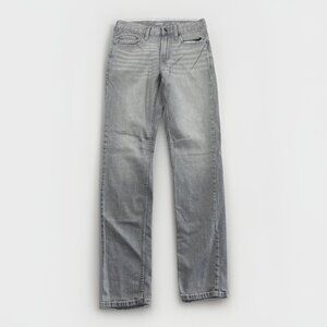 Old Navy Jeans Mens 28 x 34 Gray Denim Medium Wash Slim Straight Leg Casual